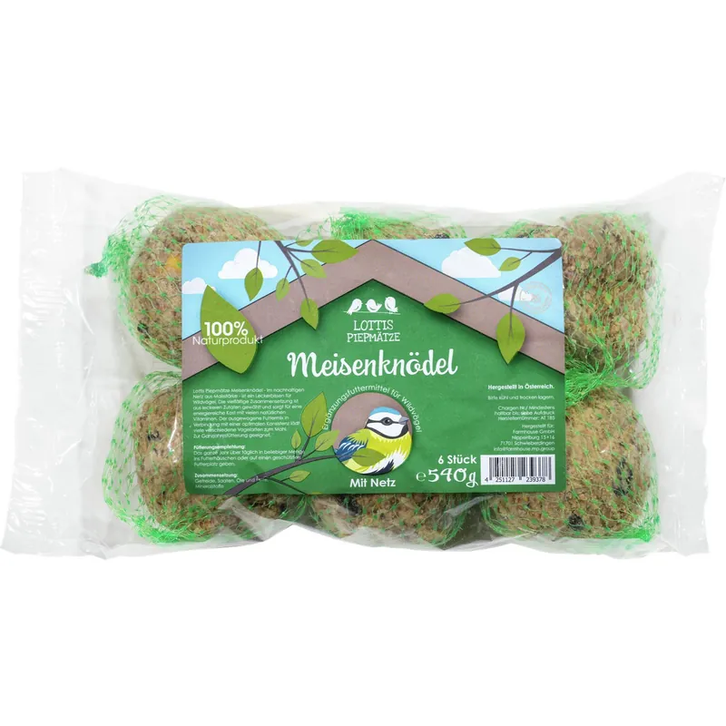 LOTTIS PIEPMÄTZE Meisenknödel mit Netz 6 Stück Preisreduziert